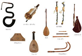 ロバの楽器たち